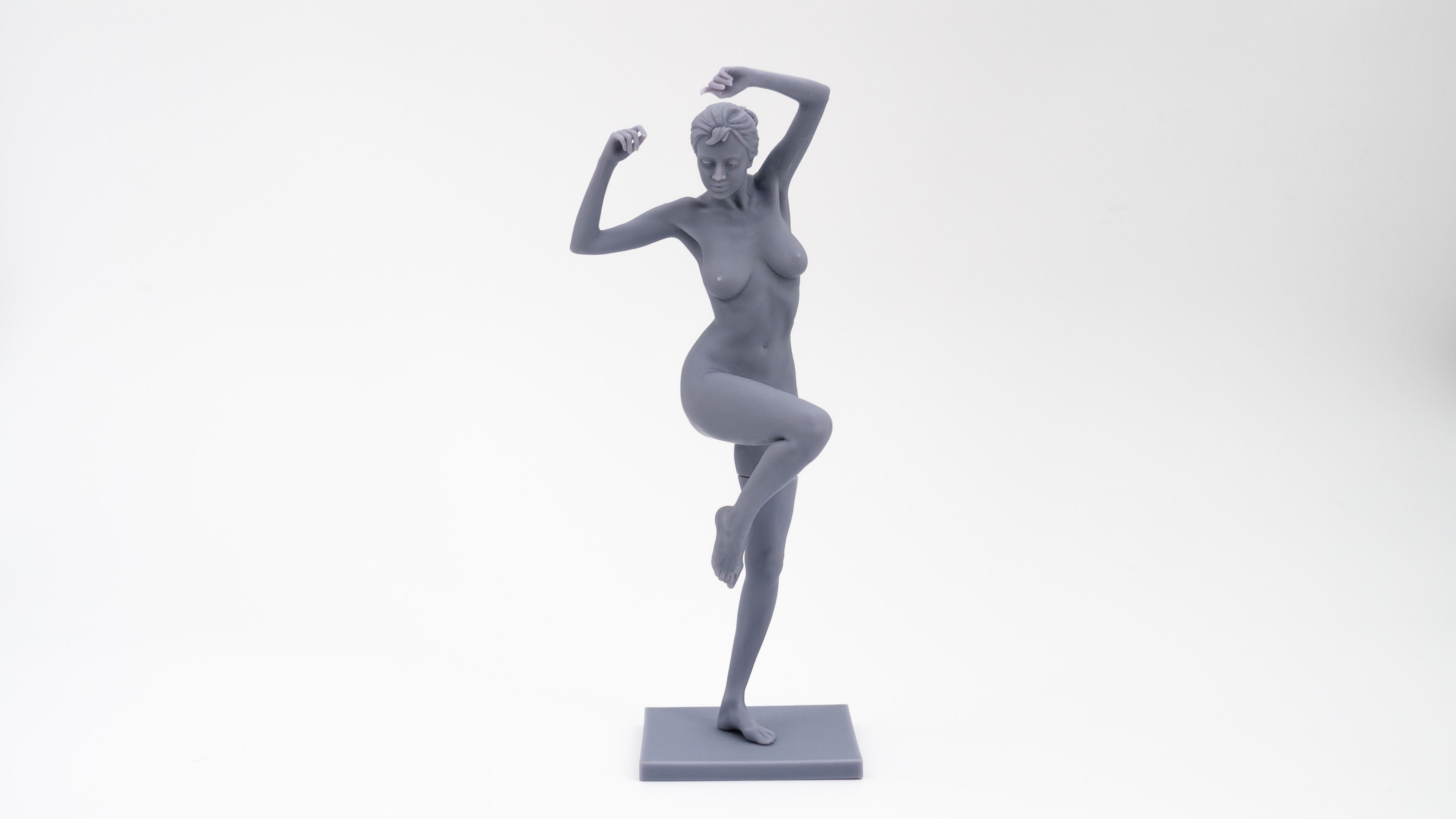 dancing natural model sculpture 3D printed